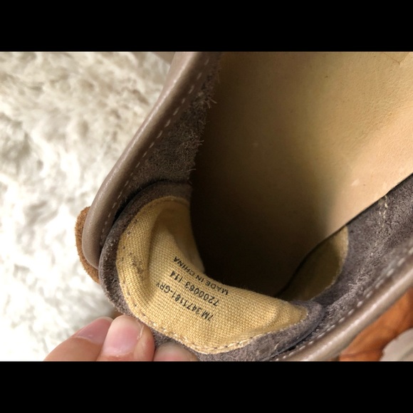 Frye Taupe Aged Leather Sneakers - Picture 3 of 7